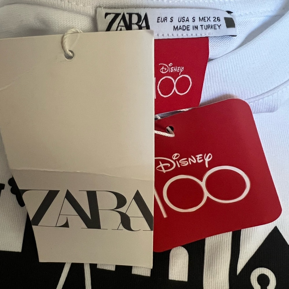 ZARA 100 Years Disney T-Shirt - Picture 5 of 7